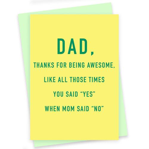 Greeting Card For Dad