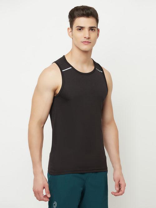 Reflective Running Tank- Pack of 2 Black & Navy