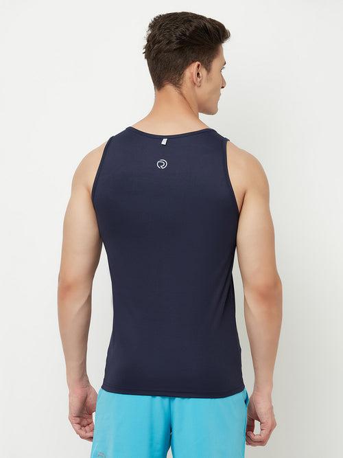 Reflective Running Tank- Pack of 2 Black & Navy