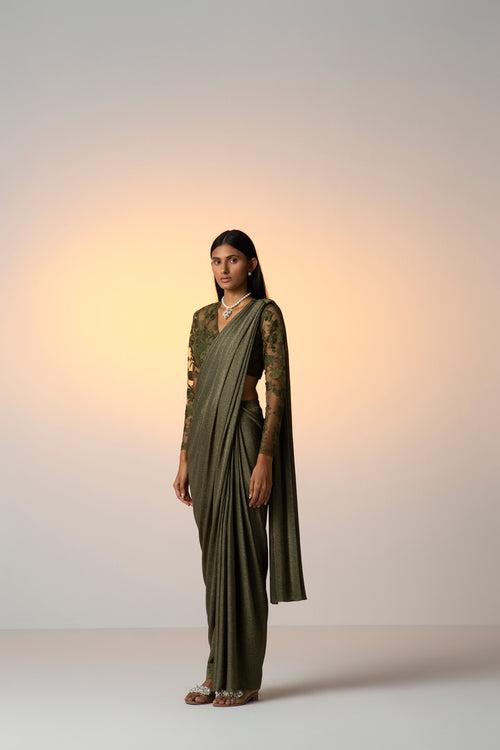 OLIVE MEADOWS [ Sari Set ]