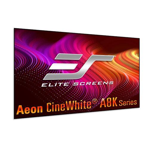 Elite Aeon CineWhite® A8K Fixed Frame Projection Screen Series (16:9)