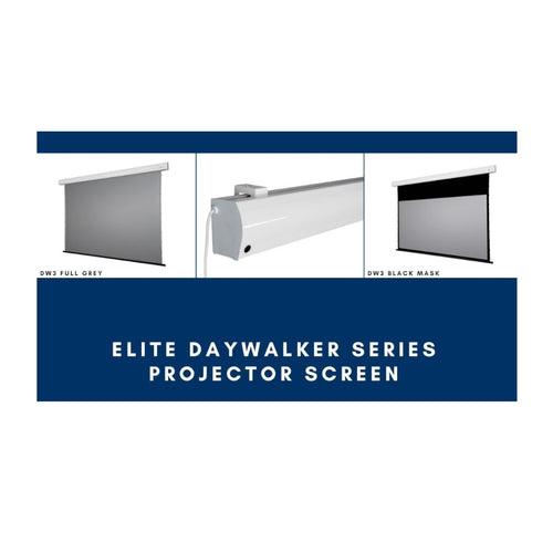 Elite DayWalker Series Electric Motorized CineGrey 3D -ALR 16:9 Projection Screen