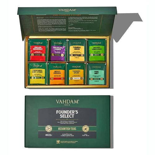 Founder's Select, Assorted Tea Bags | 8 Variants, 40 Tea Bags