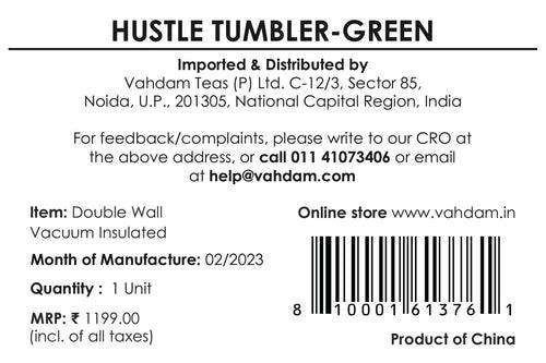 Hustle Tumbler Insulated - Dark Green