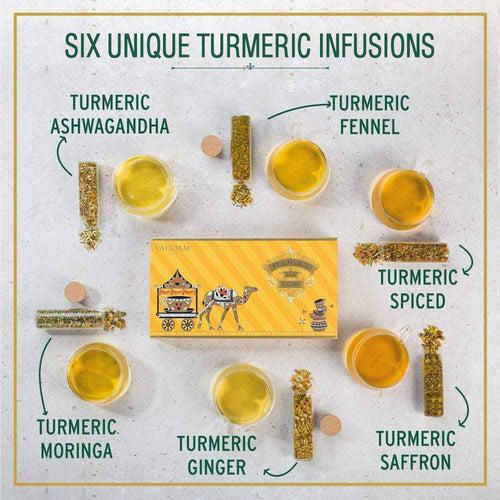 Turmeric Tea Tales Gift Set, 6 Teas