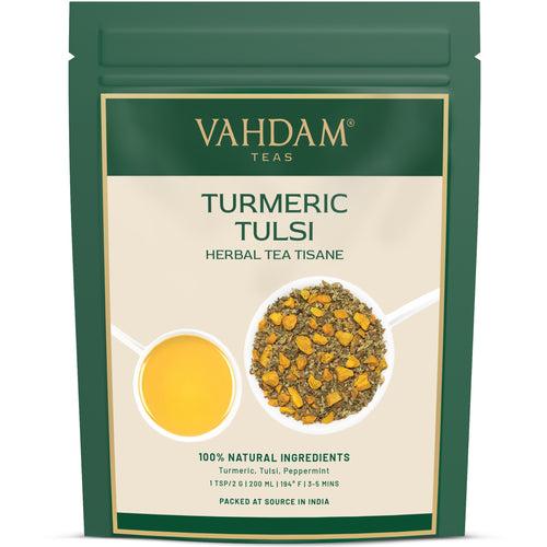 Turmeric Tulsi Herbal Tea Tisane, 100 gm