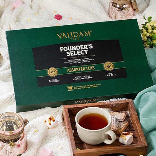 Founder's Select, Assorted Tea Bags | 8 Variants, 40 Tea Bags