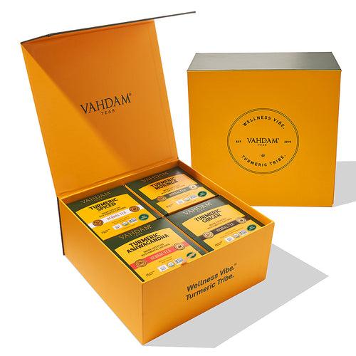 Assorted Turmeric Tea Kit | 4 Variants, 60 Tea Bags