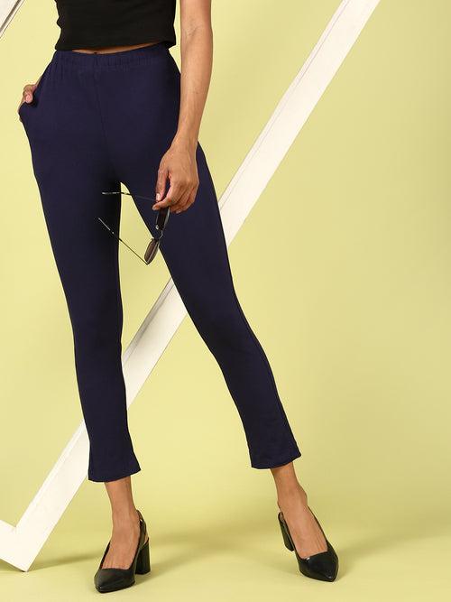 Women's Needle Pants Navy Blue