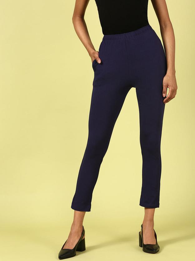 Women's Needle Pants Navy Blue