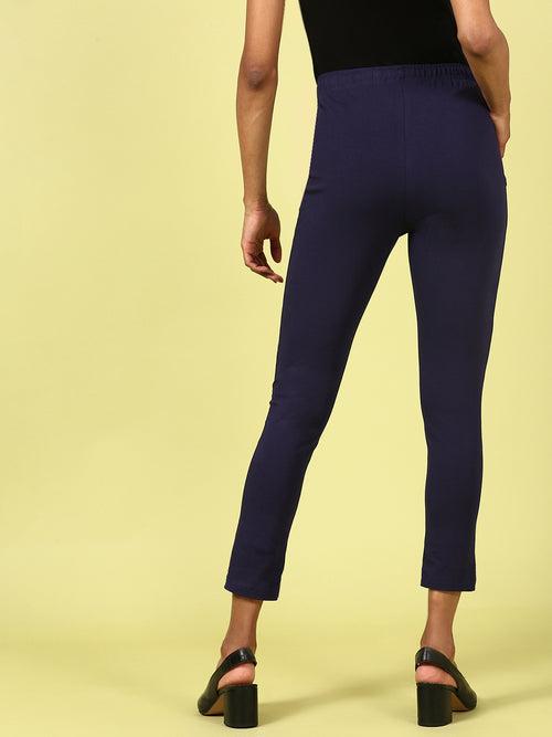 Women's Needle Pants Navy Blue