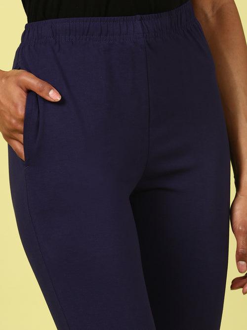 Women's Needle Pants Navy Blue