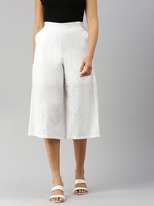 Women Culottes White