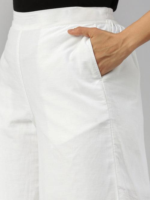 Women Culottes White