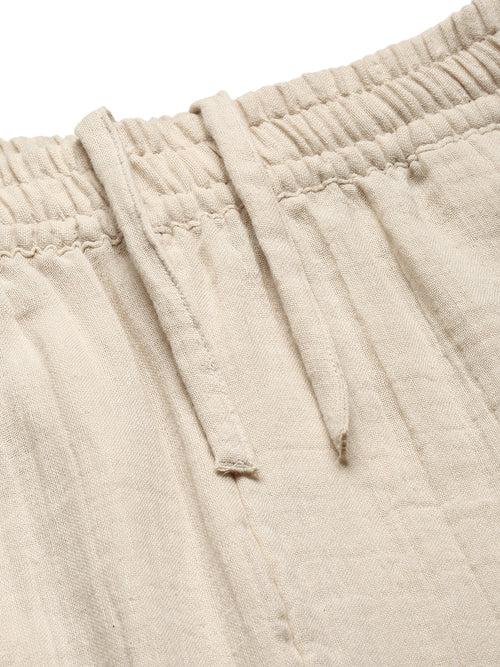 Women Straight Pant Beige