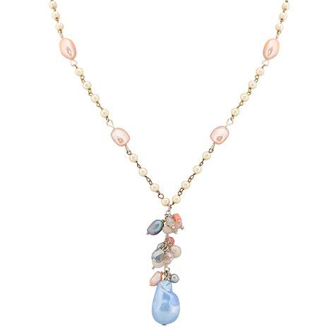 Kate Style Freshwater and Baroque Pearl Necklace