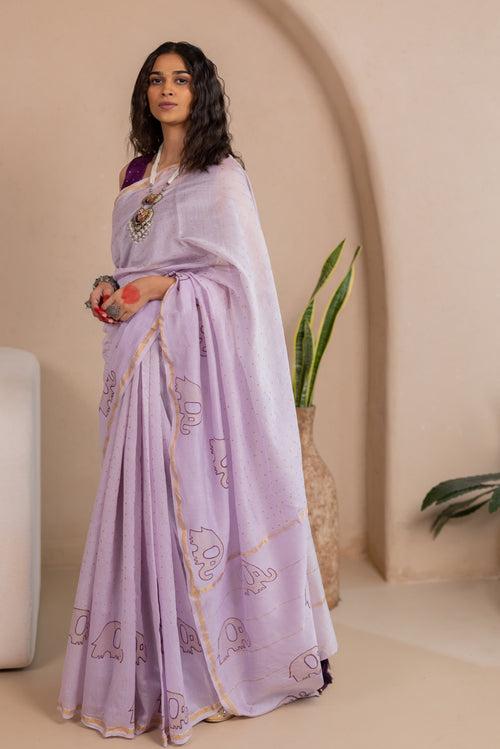 GAJ GAATHA Chanderi Saree