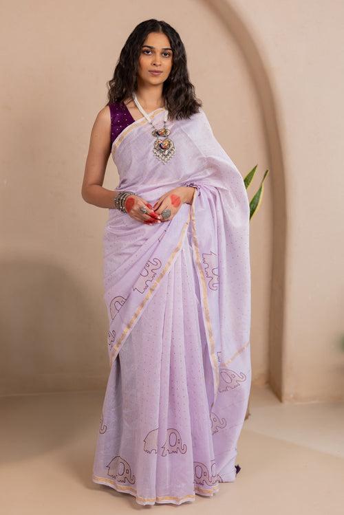 GAJ GAATHA Chanderi Saree