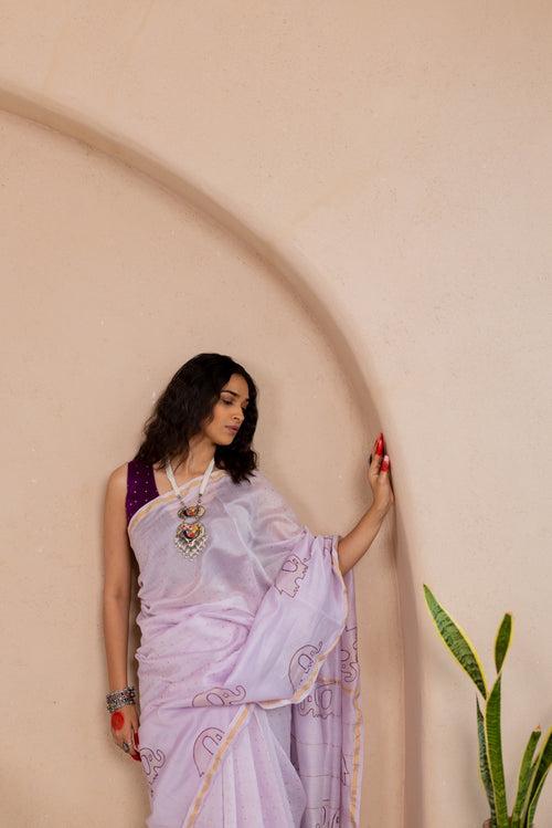 GAJ GAATHA Chanderi Saree