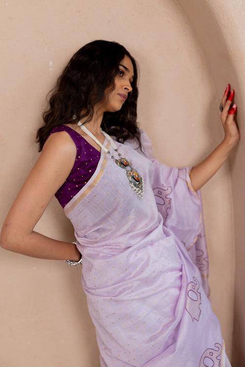 GAJ GAATHA Chanderi Saree