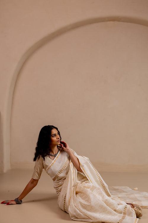 NIRMAL GAJ Chanderi Saree