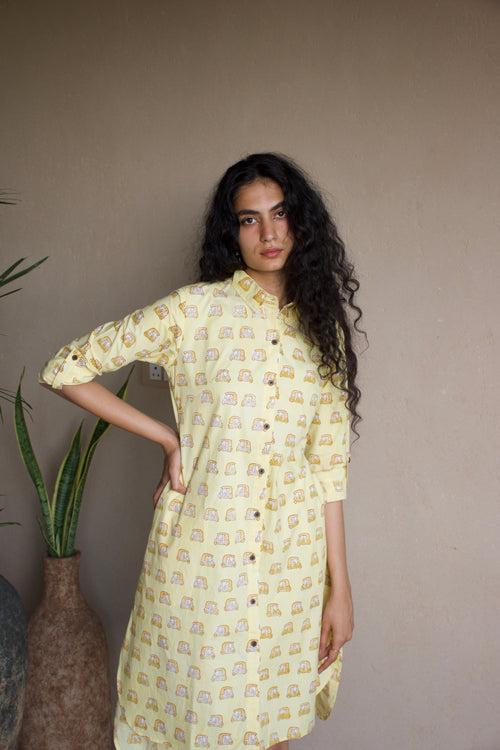 YELLOW YATRA DRESS