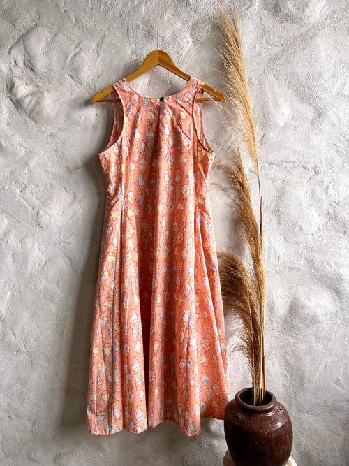 Peachy Day Dress