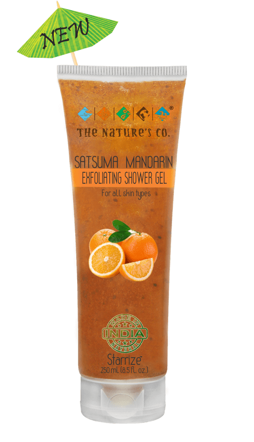 SATSUMA MANDARIN EXFOLIATING SHOWER GEL (225 ml)-Mfg: 02/2023 & Exp: 01/2025