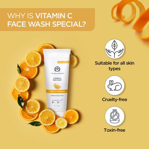 Vitamin C Face Wash | Vitamin C & Niacinamide (50ml)