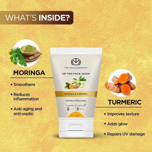 De-Tan Face Wash I Moringa & Turmeric