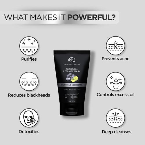 Charcoal Peel Off Mask | Charcoal & Gooseberry