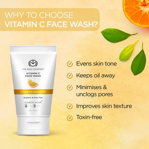 Vitamin C Face Wash | Vitamin C & Niacinamide (75ml) - Bulk Buy