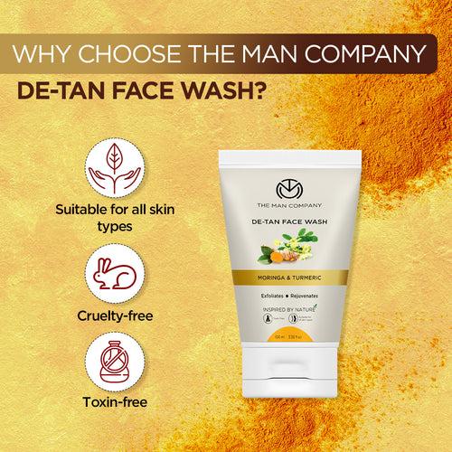De-Tan Face Wash I Moringa & Turmeric