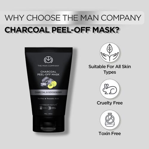 Charcoal Peel Off Mask | Charcoal & Gooseberry