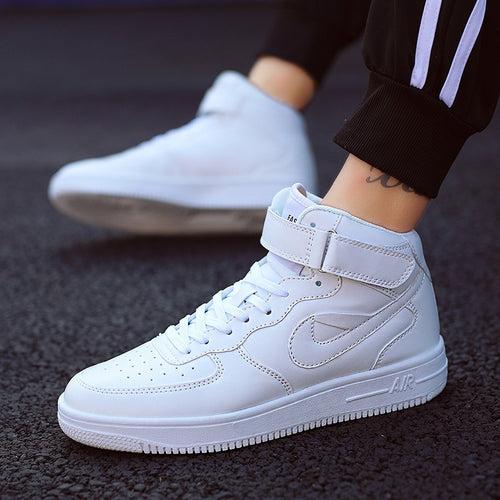 Men's shoes Air Force One new sneakers Korean version AJ4 couples high-top white shoes youth casual sports shoes