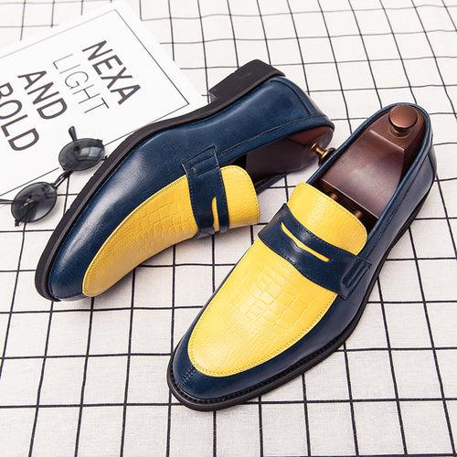 Men's large British pointy men's shoes one foot casual heightening shoes new thick soled wear-resistant shoes