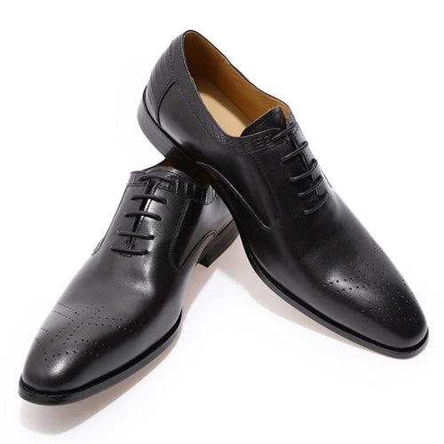 Leather Shoes Men's Leather Business Oxford Shoes Pointed Formal Men's Shoes Wedding Shoes Handmade Calf Leather Shoes Leather Shoes