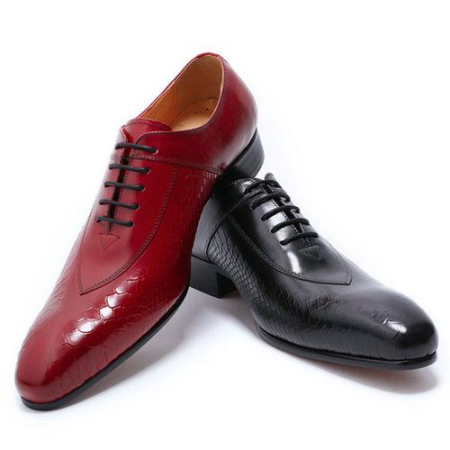 New Men's Leather Business Casual Oxford Shoes Men's Formal Wear High-End Leather Shoes Wedding Party Shoes Cross-Border Hot