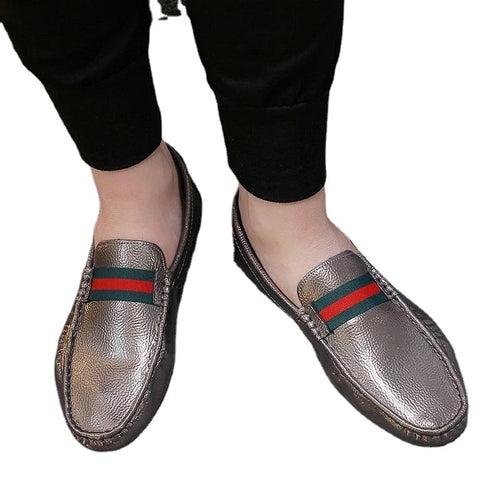 new korean men's loafers -2024