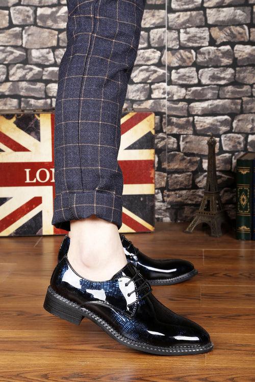 Leather shoes men's business formal casual spring and autumn British Korean version waterproof non-slip inner heightened suit groom wedding shoes