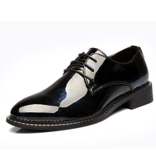 Leather shoes men's business formal casual spring and autumn British Korean version waterproof non-slip inner heightened suit groom wedding shoes