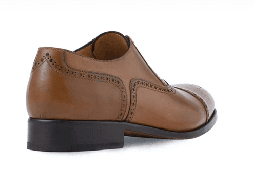 Half Brogue Cap Toe Brown  2024