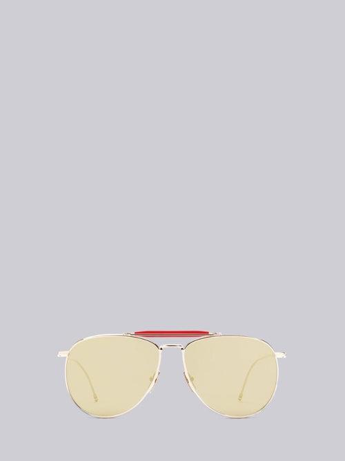 Pilot frame Mirrored Sunglasses