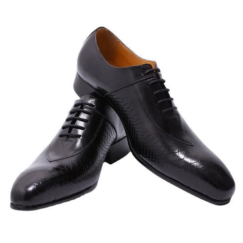 New Men's Leather Business Casual Oxford Shoes Men's Formal Wear High-End Leather Shoes Wedding Party Shoes Cross-Border Hot