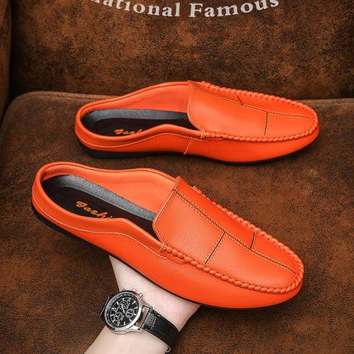 AP Room Men's Driving Shoes, Sandals, Shoes, Heelless, Driving, Wide, Lightweight, Breathable, Cushioning, Shock Absorption, Casual, Loafers, Moccasins, Slip-Ons, Mesh, Men's Shoes, Slippers, For Work, Work, Holiday, Flat Slippers