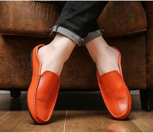 AP Room Men's Driving Shoes, Sandals, Shoes, Heelless, Driving, Wide, Lightweight, Breathable, Cushioning, Shock Absorption, Casual, Loafers, Moccasins, Slip-Ons, Mesh, Men's Shoes, Slippers, For Work, Work, Holiday, Flat Slippers