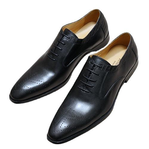 Leather Shoes Men's Leather Business Oxford Shoes Pointed Formal Men's Shoes Wedding Shoes Handmade Calf Leather Shoes Leather Shoes