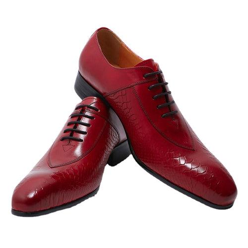 New Men's Leather Business Casual Oxford Shoes Men's Formal Wear High-End Leather Shoes Wedding Party Shoes Cross-Border Hot