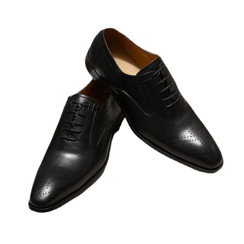 Leather Shoes Men's Leather Business Oxford Shoes Pointed Formal Men's Shoes Wedding Shoes Handmade Calf Leather Shoes Leather Shoes