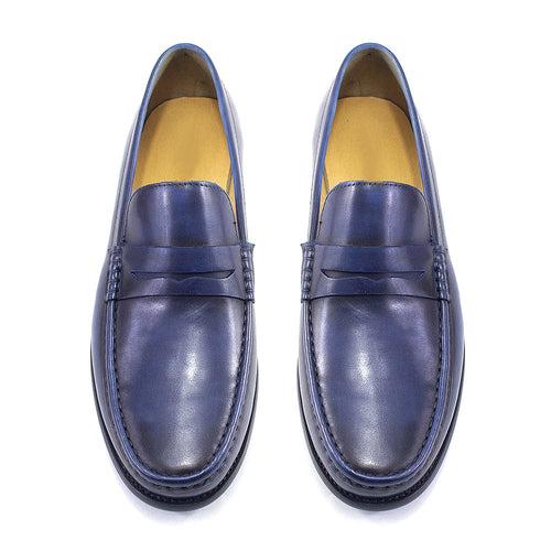 [Store Promotion Profit] 2022 New Top Layer Cowhide Casual Leather Shoes Men's Slip-on Business Gommino